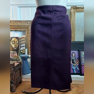 NYCC New York Clothing Company Purple Straight Skirt Size XL NWT